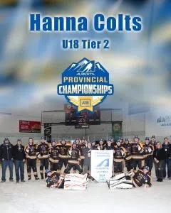 Hanna Colts Win Hockey Alberta’s U18 Tier 2 Provincial Banner In Olds
