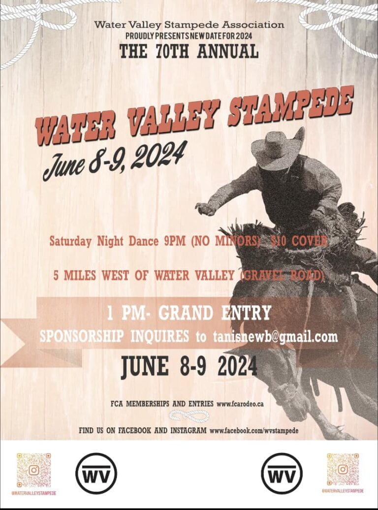 70th Annual Water Valley Stampede On June 8-9