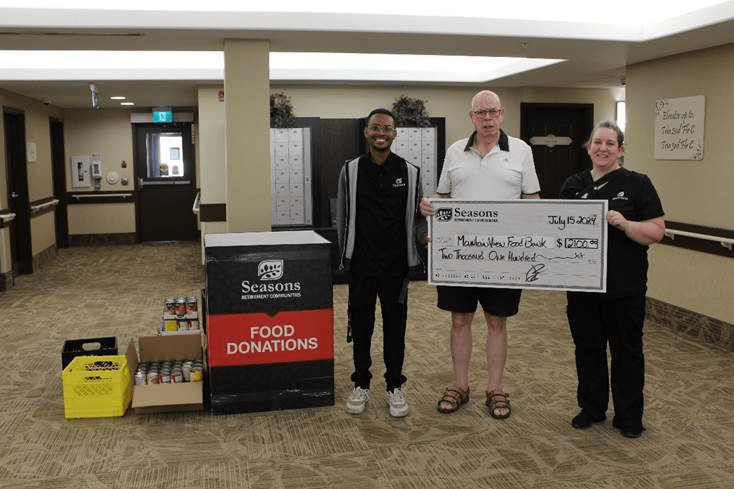 Seasons Olds Olds Donates 281 Canned Goods To Mountain View Food Bank