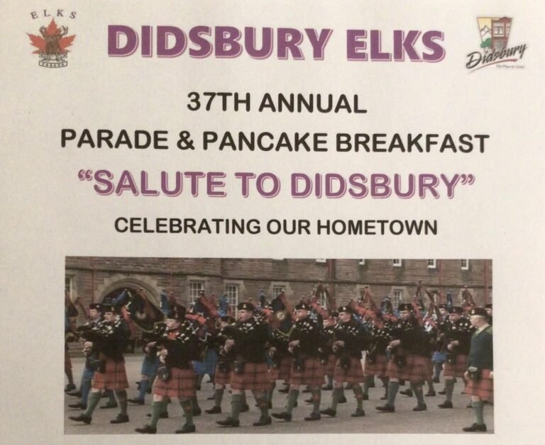 Didsbury Elks 37th Annual Parade And Pancake Breakfast On August 17