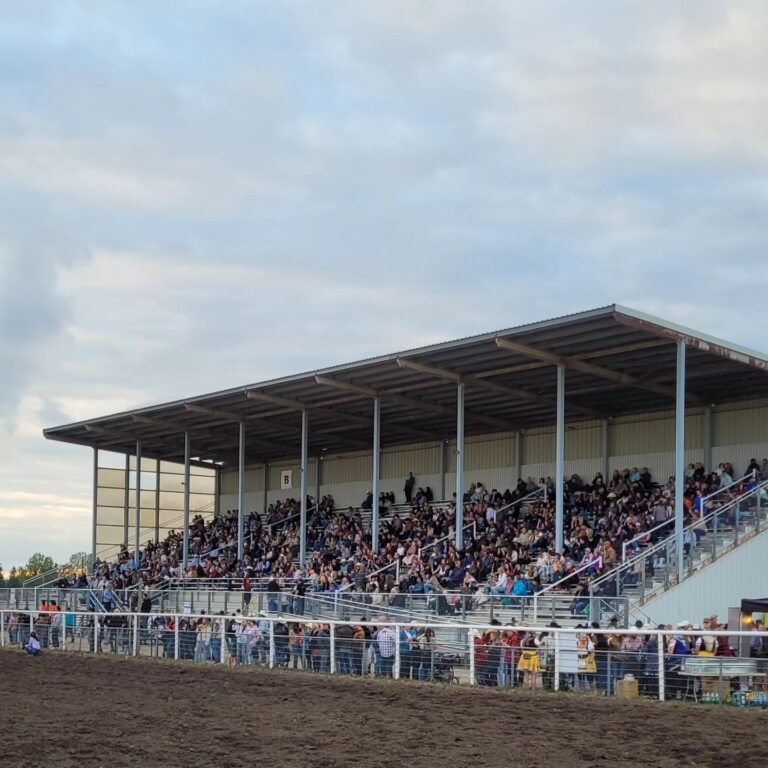 Olds Regional Exhibition grandstand during Oldstoberfest 2024 on September 13th (Cory Noel, mymountainviewnow.com staff)