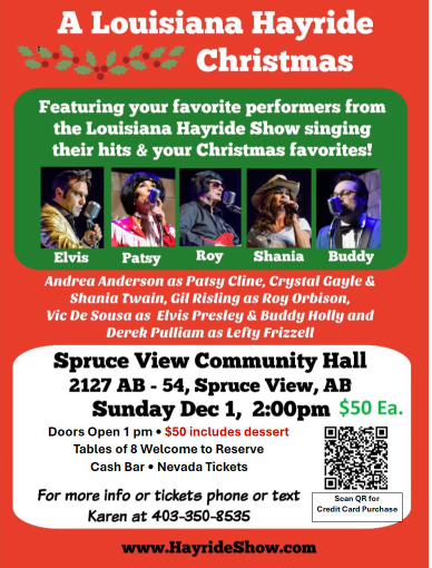 Louisiana Hayride Coming To Spruce View Hall On Sunday