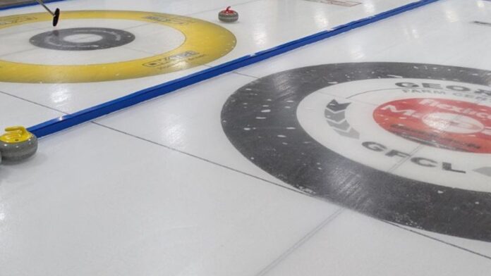 Curling ice. (Cory Noel, mymountainviewnow.com staff)