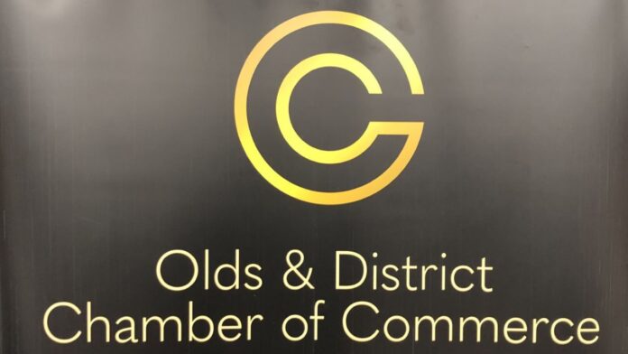 Olds Chamber poster (Galen Hartviksen, mymountainviewnow.com staff)