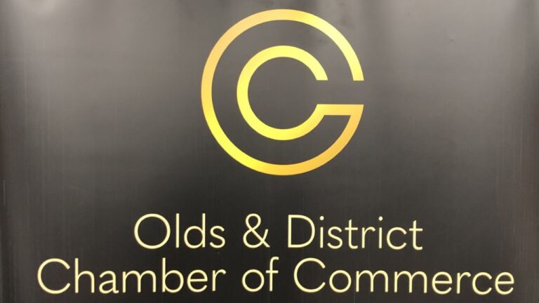 Olds Chamber poster (Galen Hartviksen, mymountainviewnow.com staff)