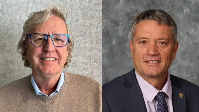 Ted Harvey and Kurt Sacher (Supplied, Chinook's Edge School Division)