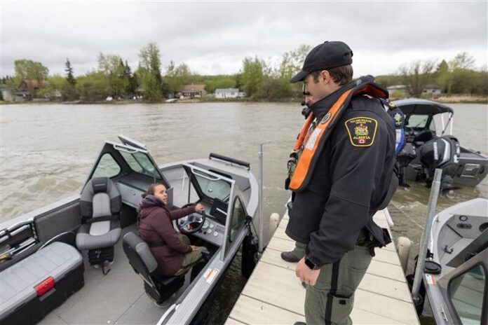 Fish and Wildlife officer (Alberta Fish and Wildlife Enforcement Facebook)