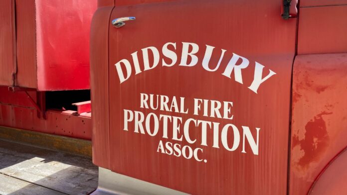 Didsbury Fire Vehicle (Ethan Montague, mymountainviewnow.com)
