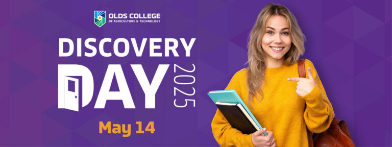 Discovery Day banner (Supplied, Olds College)