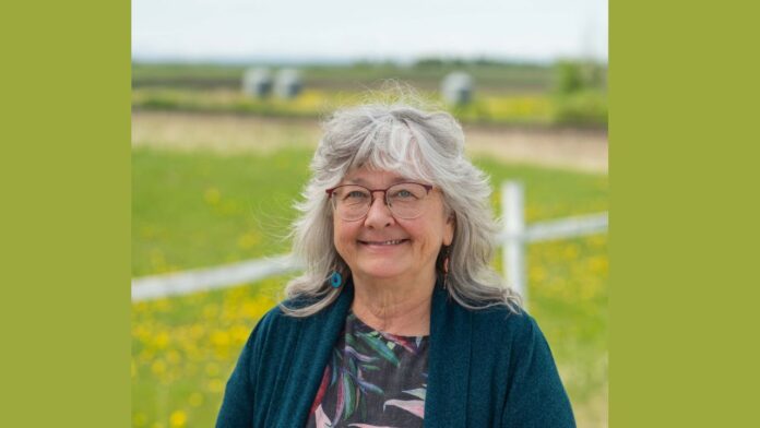 Bev Toews, Alberta's NDP candidate for the Olds-Didsbury-Three Hills constituency by-election. (Supplied, Alberta's New Democrats)