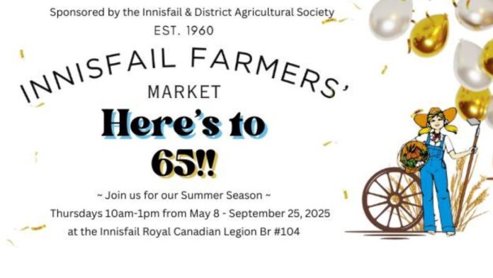 (Innisfail Farmers' Market - Innisfail, AB Facebook page)