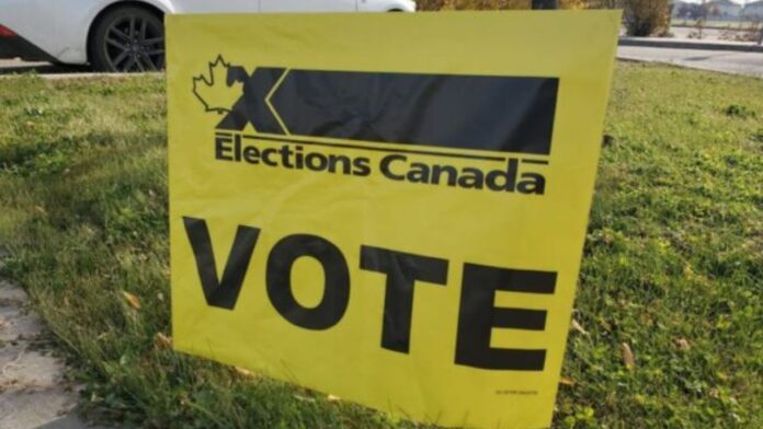 Elections Canada sign