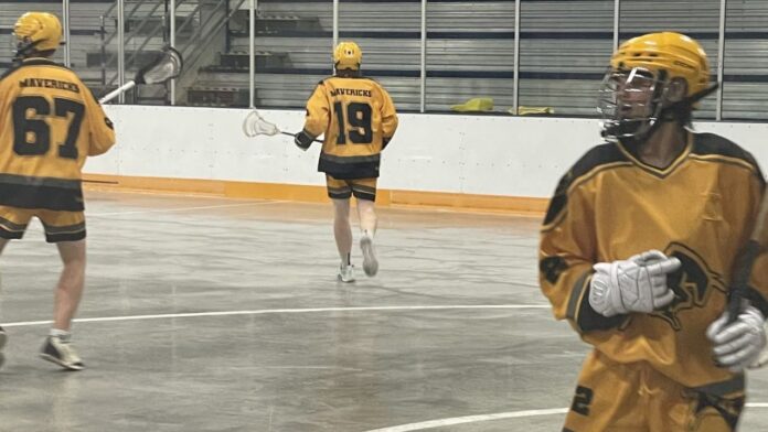 Mavericks players warm up prior to a 2025 regular season game