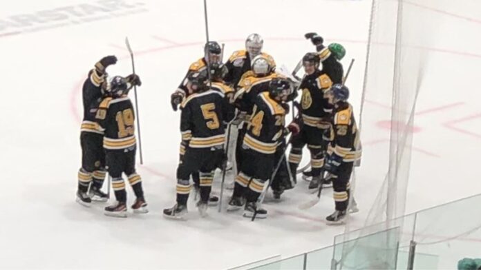 The Grizzlys top Fort McMurray 4-1 in Olds as the AJHL preseason continued on September 4, 2025. (Galen Hartviksen, mymountainviewnow.com staff)