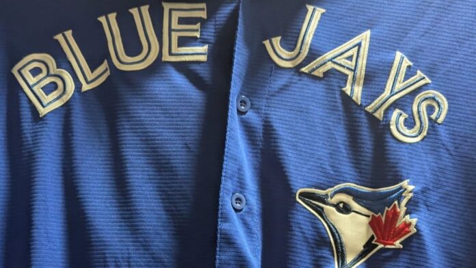 Toronto Blue Jays jersey. (Cory Noel, mymountainviewnow.com staff)