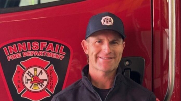 New Innisfail Fire Chief Jayme Hendrick. (Supplied, Town of Innisfail)
