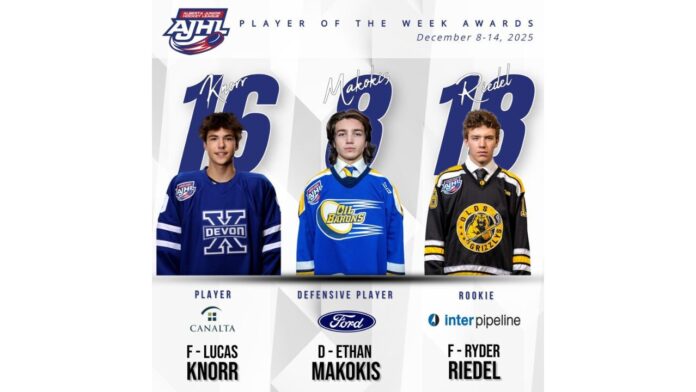 (Supplied, Alberta Junior Hockey League)