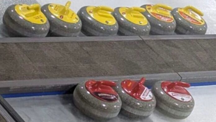 Curling rocks. (Cory Noel, mymountainviewnow.com staff)