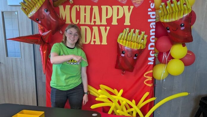 104.5 The GOAT live on location at 2026 McHappy Day in Olds. (mymountainviewnow.com staff)