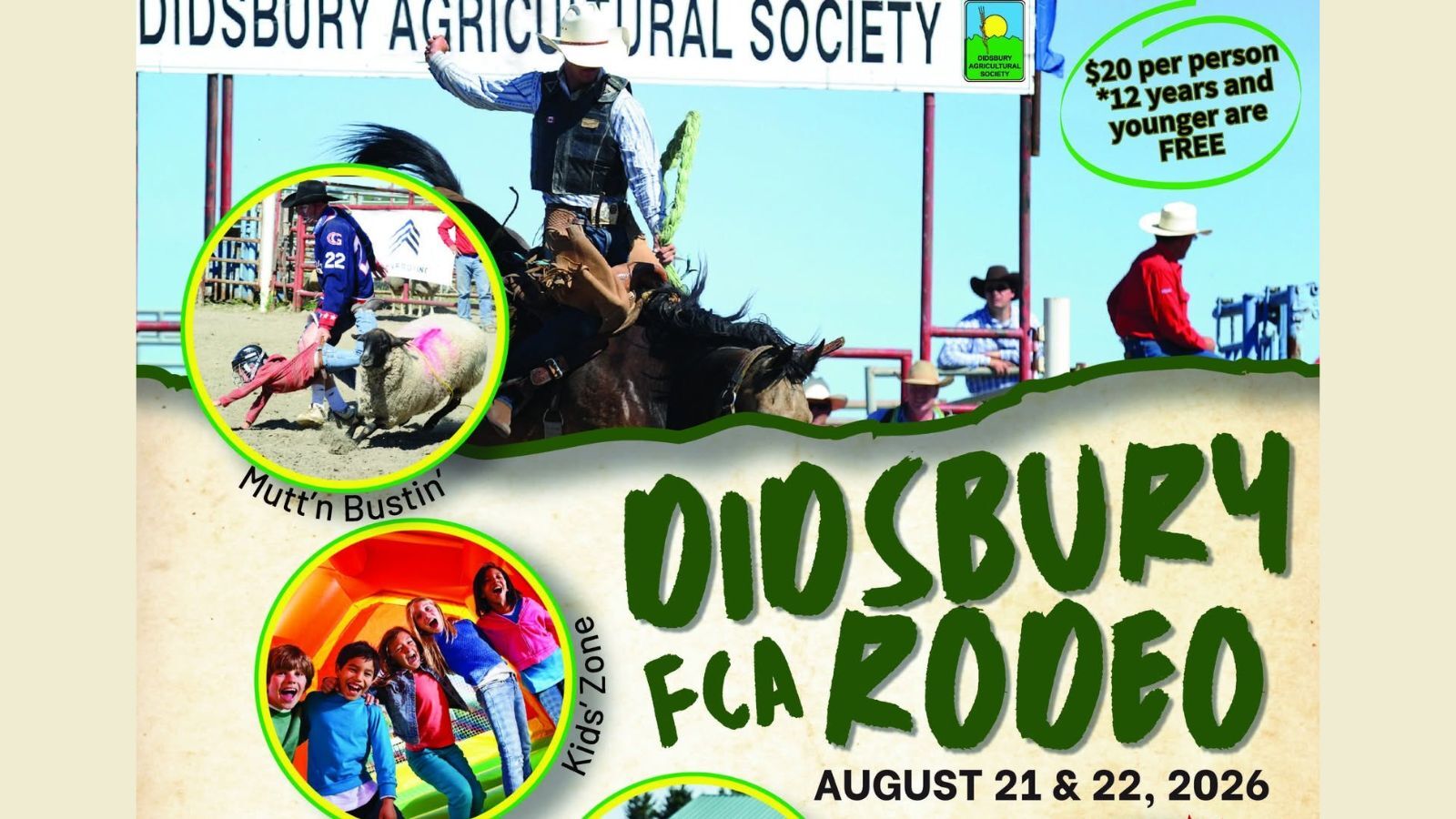 Full slate of fun for all ages at 2026 Didsbury FCA Rodeo