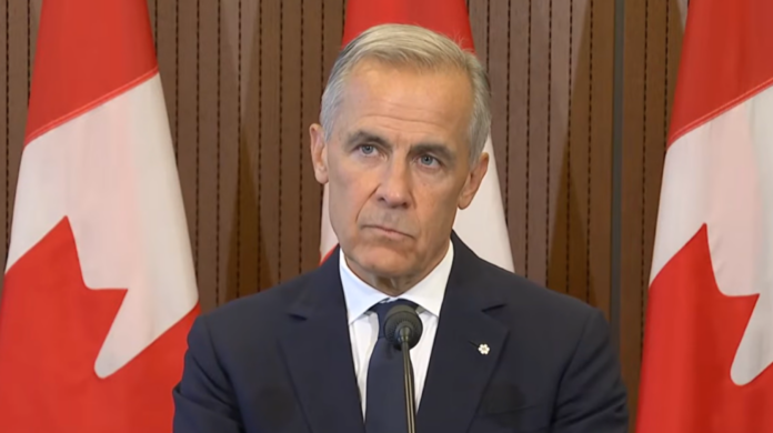Prime Minister Mark Carney speaks about Canada-U.S. trade negotiations on Saturday, Aug. 22, 2026. | Mark Carney/YouTube